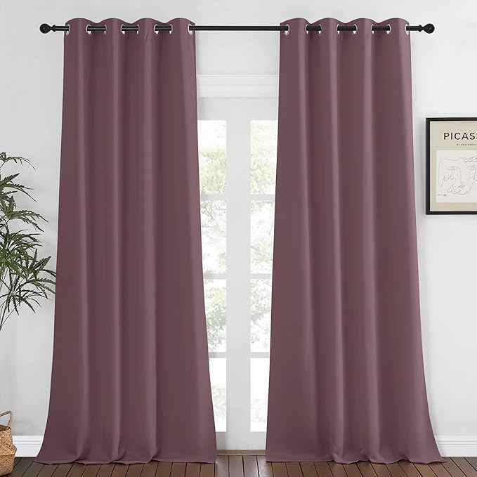 NICETOWN Blackout Curtains 120 inch Length by NICETOWN