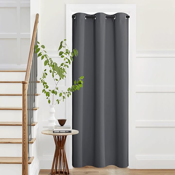 NICETOWN Blackout Doorway Curtains Privacy, Grommet Closet Curtain by NICETOWN