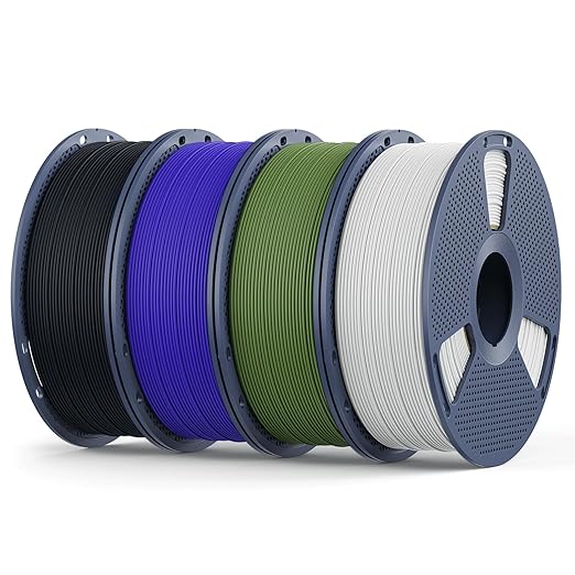 Matte PLA Filament 1.75mm, 4kg SUNLU 3D Printer Filament, Matte Surface Texture by YOOPAI