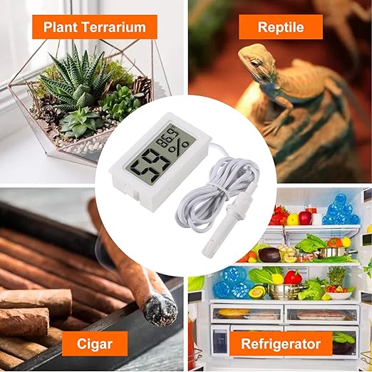2-Pack Mini Digital Hygrometer Thermometer Gauge - Image 6