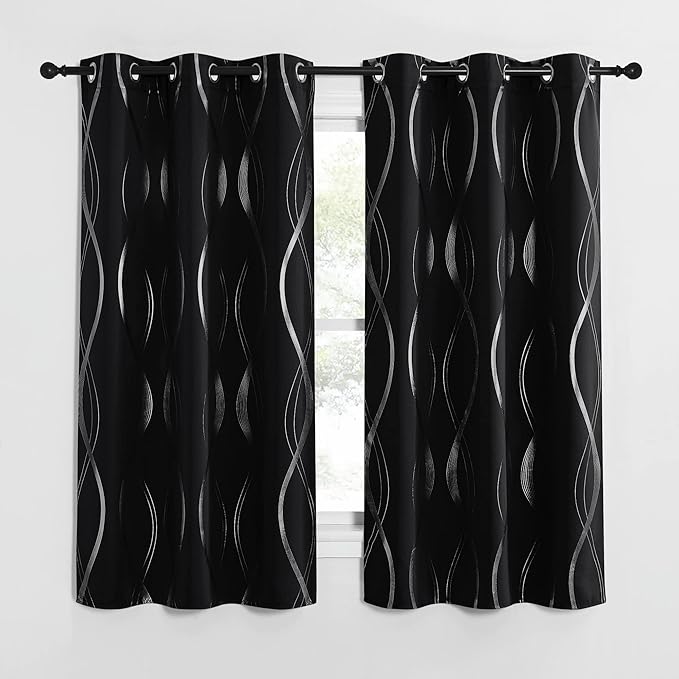 NICETOWN Black Out Curtains for Small Window - Image 2