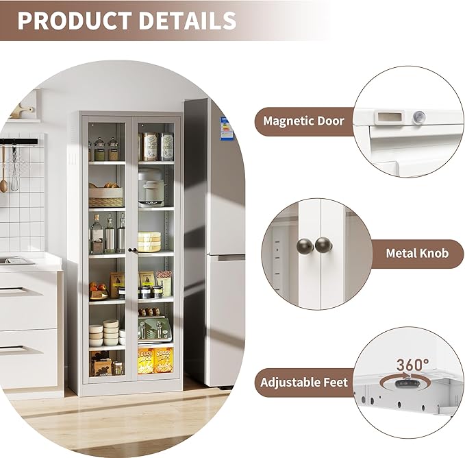 Kitchen Pantry Storage Cabinets - Image 7