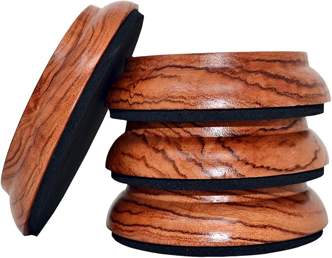 Upright Piano Caster Cups, by Unknown