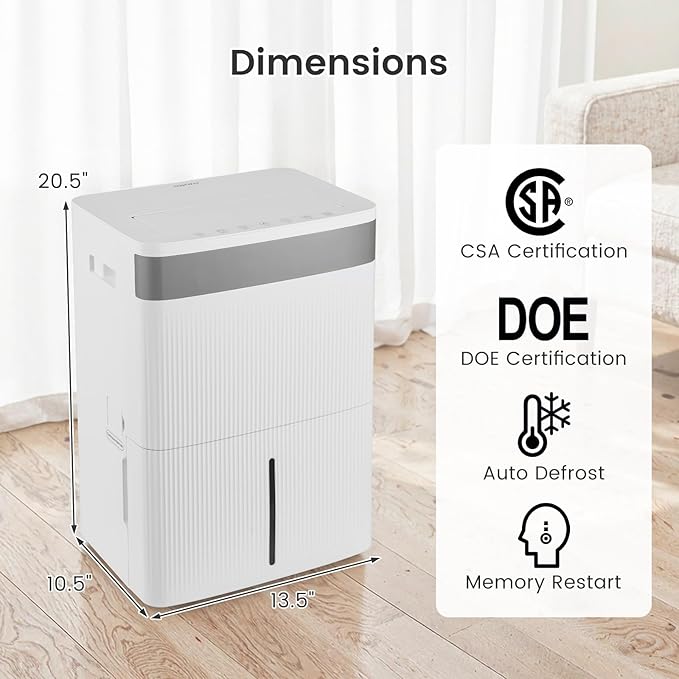 COSTWAY 4500 Sq.Ft Dehumidifier - Image 9