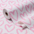 Heart Drawer Liner for Cabinets 16IN x 10FT, Shelf Liner Non-Adhesive and by Amiitay