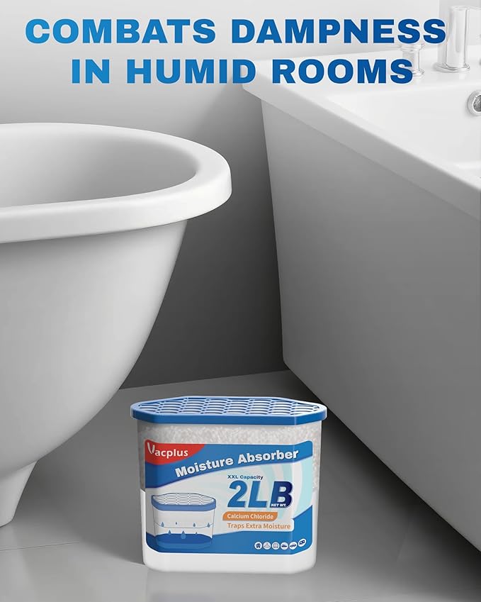 Vacplus Moisture Absorber Buckets – Large Capacity Dehumidifier and Humidity - Image 3