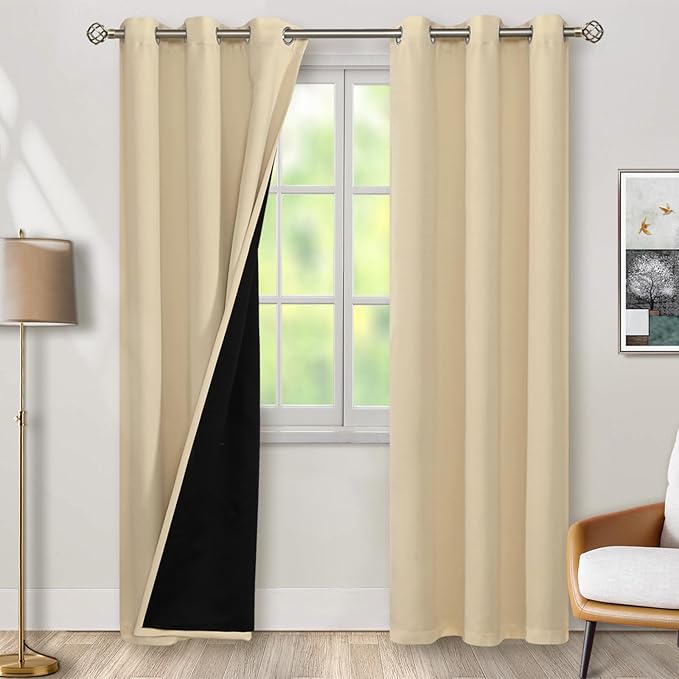 BGment Thermal Insulated 100% Blackout Curtains by BGment