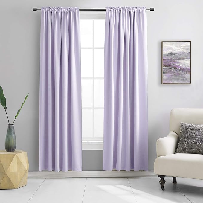 DONREN 108 inch Extra Length Curtains by DONREN