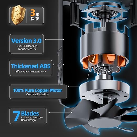 Upgraded 4-Inch Inline Duct household Fan 6 Speed Control - Image 7