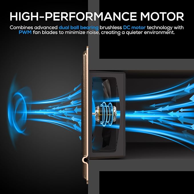 4"x10" Quiet Register Booster Fan - Image 6