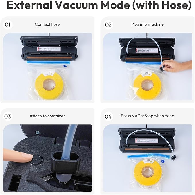 AMOLEN Vacuum Sealer Storage Bags Kit - Image 8