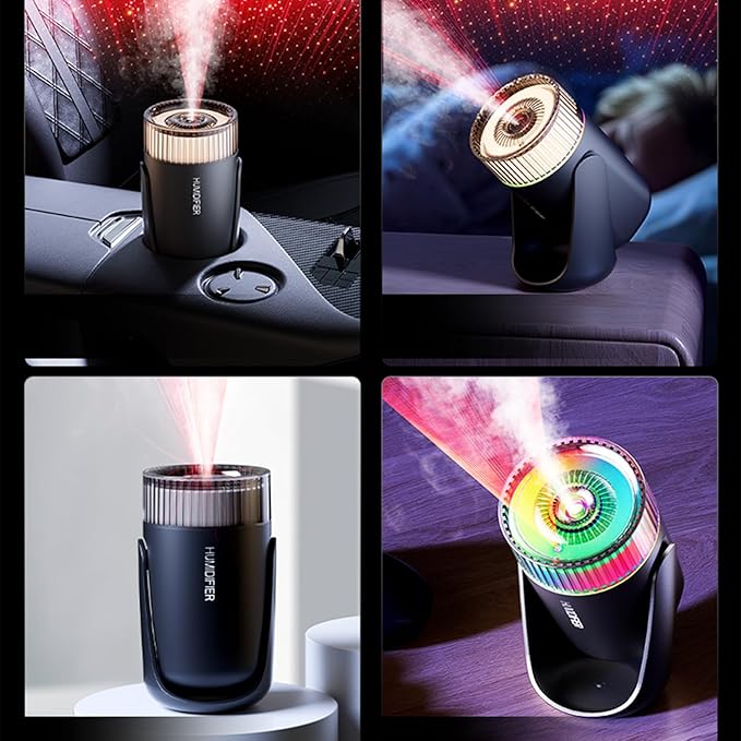 Humidifier with Starry Sky Projection, 360° Rotating Nozzle, Auto Shut-Off - Image 6
