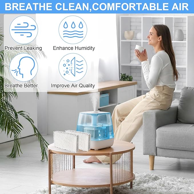 Marspark 36 Pack Humidifier Filters Replacement Compatible - Image 4