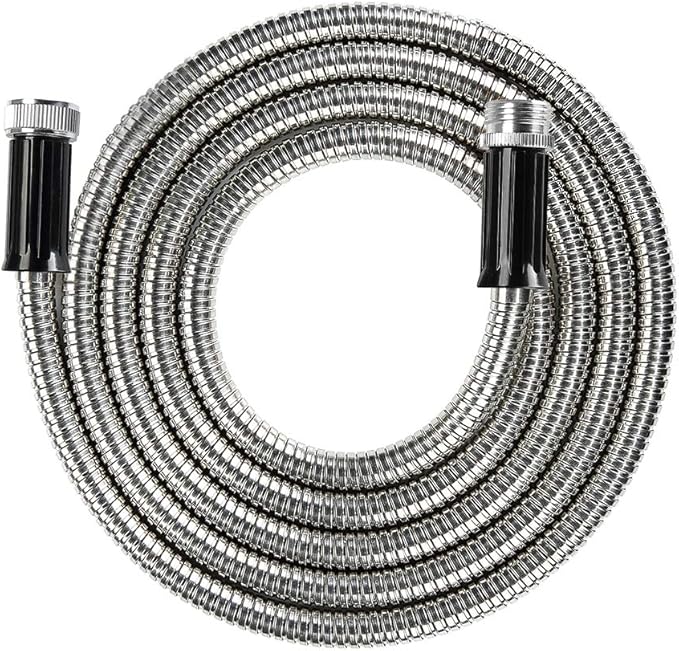 Beaulife Metal Short Garden Hose 10ft Connectors, Drainage Hose by Beaulife