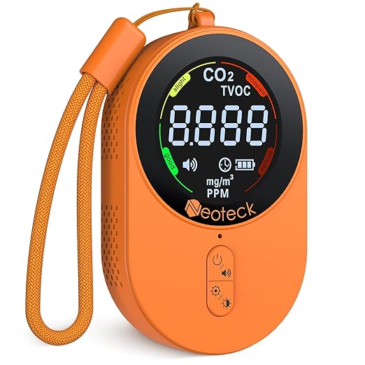 Neoteck Indoor Air Quality Meter Portable Carbon Monoxide Detector 0-1000ppm & by Neoteck