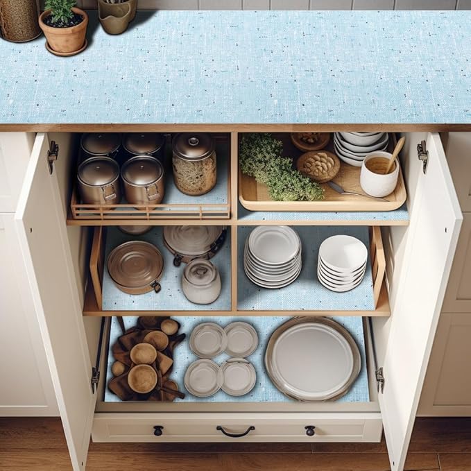 12inx60in Shelf Liner for Kitchen Cabinets Non Adhesive Kitchen Drawer Liner - Image 8