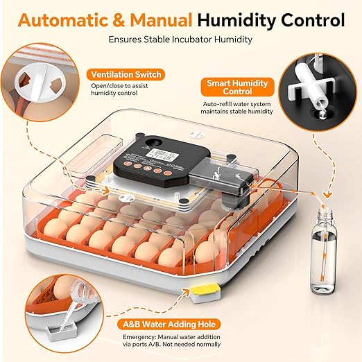 48 Egg Incubator for Hatching Eggs, Chicken Incubator - Image 3