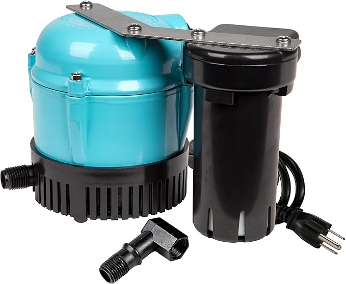 Little Giant 1-ABS 115-volt, 1/150 HP, 205 GPH Automatic Shallow Pan Condensate by LittleGiant