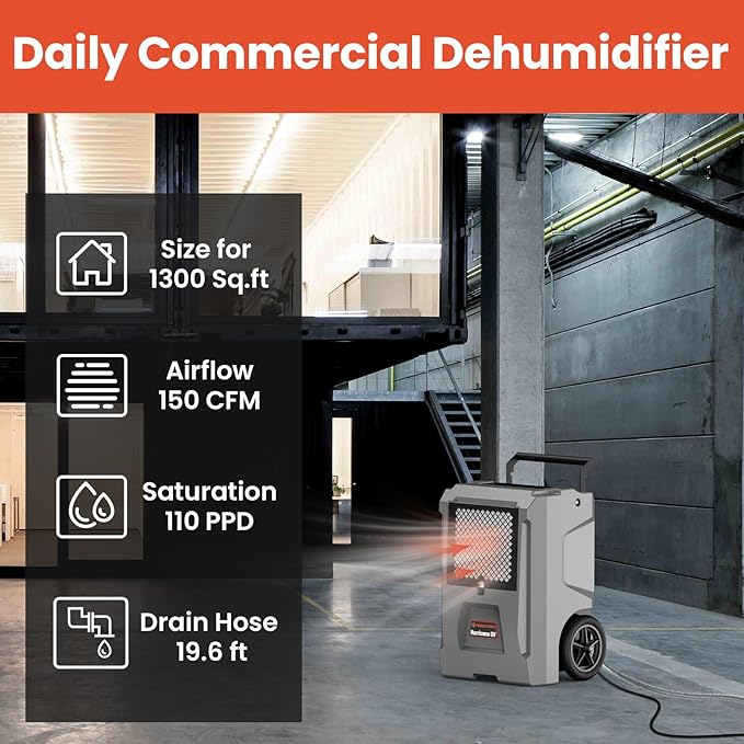 ABESTORM Hurricane DV Commercial Dehumidifiers - Image 3