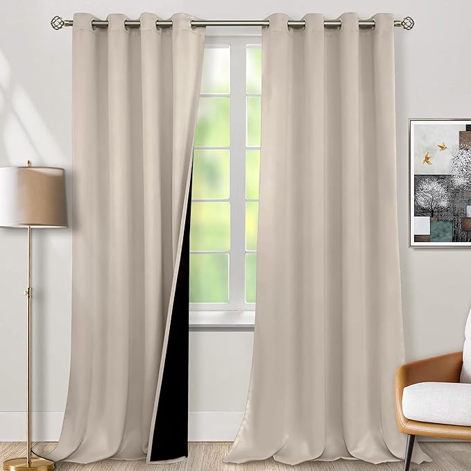 BGment Thermal Insulated 100% Blackout Curtains by BGment