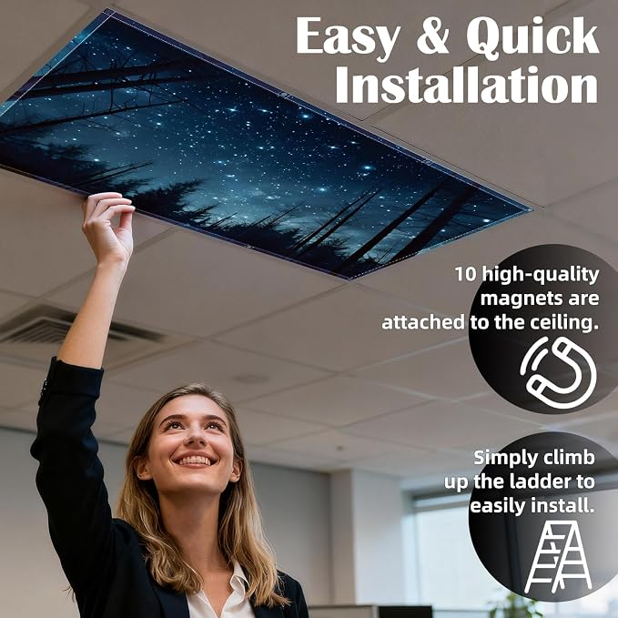 ANGSYLTH 4 Pcs Fluorescent Light Covers - Image 4