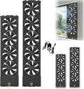 Vertical Window Exhaust Fan, Adjustable Speed by Unknown