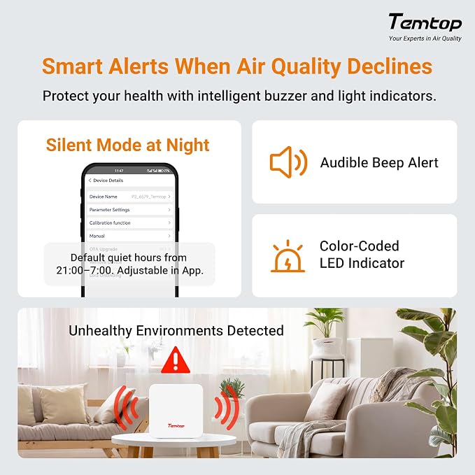 Temtop M100 2nd Air Quality Monitor Kit - Image 9