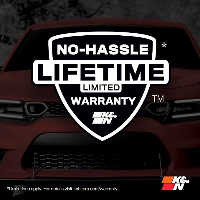 K&N High-Flow Original Lifetime Engine Air Filter: Increase Power: Premium - Image 8