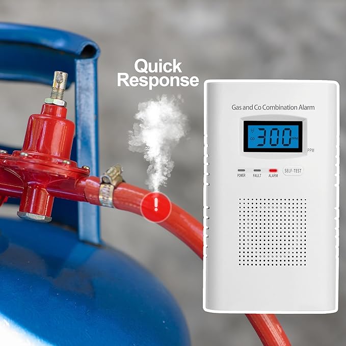 Plug in Combination Gas & Carbon Monoxide Detectors - Image 5