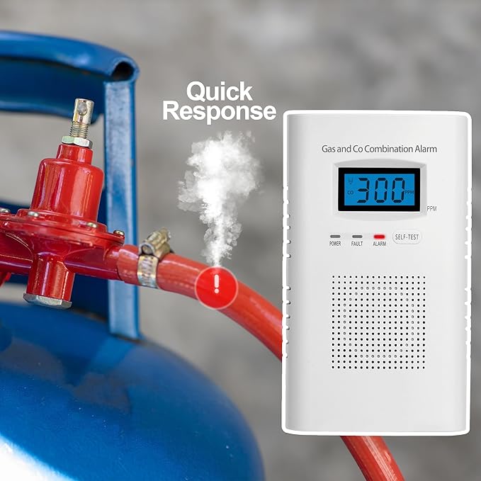 2 Pack Combination Gas & Carbon Monoxide Detectors - Image 5