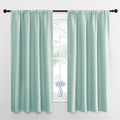 NICETOWN RV Blackout Curtains for Camper Windows, Aqua Blue, Short Blackout by NICETOWN