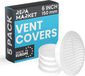 Repa Market 6 Inch White Round Air Vent Cover by RepaMarket
