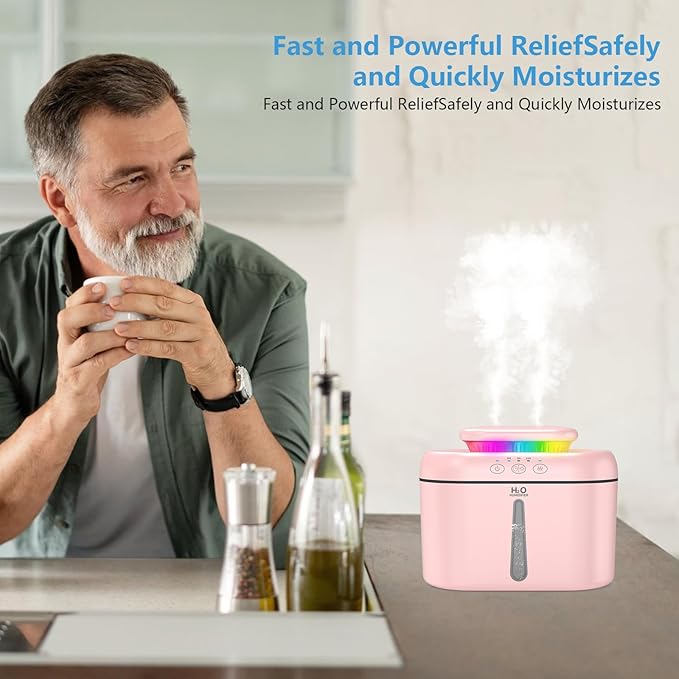 SZO Humidifiers for Bedroom, 2.5L Capacity, Auto Shut-Off, 16 dB Quiet - Image 4