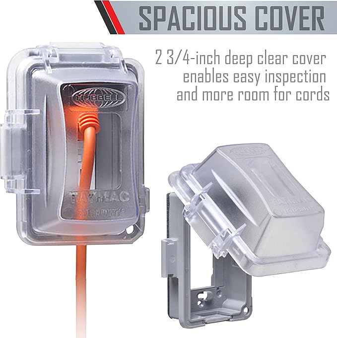 TayMac MM420C 1-Gang Nonmetallic Extra Duty Weatherproof In-Use - Image 6