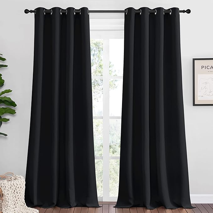 NICETOWN Patio Blackout Curtain Shades by NICETOWN