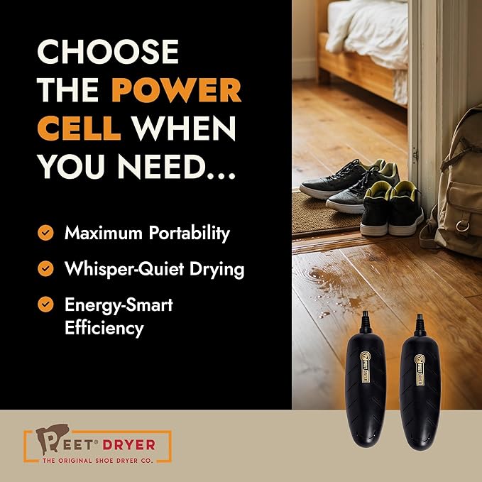 PEET, Power Cell Shoe and Boot Dryer, Portable & Lightweight Shoe Dryer - Image 5