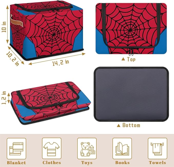 Storage Bin, Collapsible Fabric Storage Boxes - Image 4