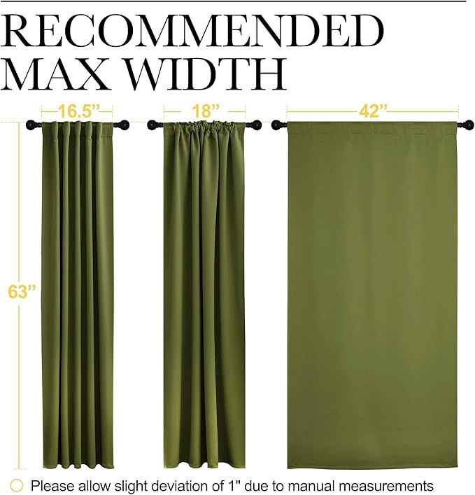NICETOWN Blackout Curtain Panels - Image 7