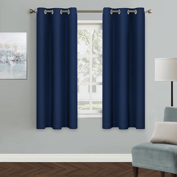 MYSKY HOME Grommet top Thermal Insulated Window Blackout Curtains, 42 x 63 Inch by MYSKYHOME
