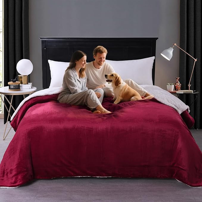 Waterproof Twin Size Blankets for Bed 60'' x 80'', Stain Proof Bed or Couch by GBYcLywBathroomDecor