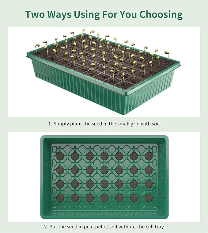 Seed Starter Tray, 120-Cells Seed Starter Kit - Image 4