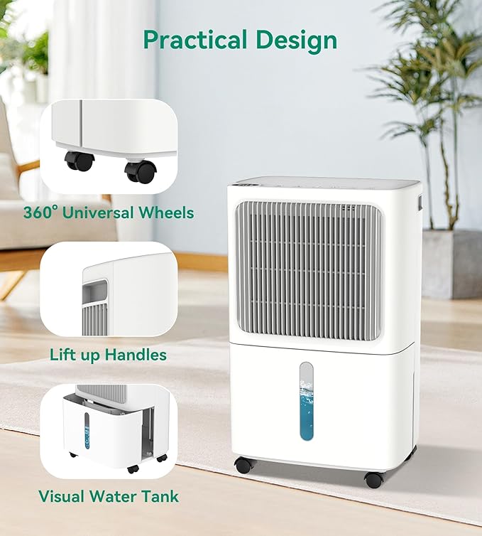 2500 Sq.Ft Dehumidifier for Basement - Image 5