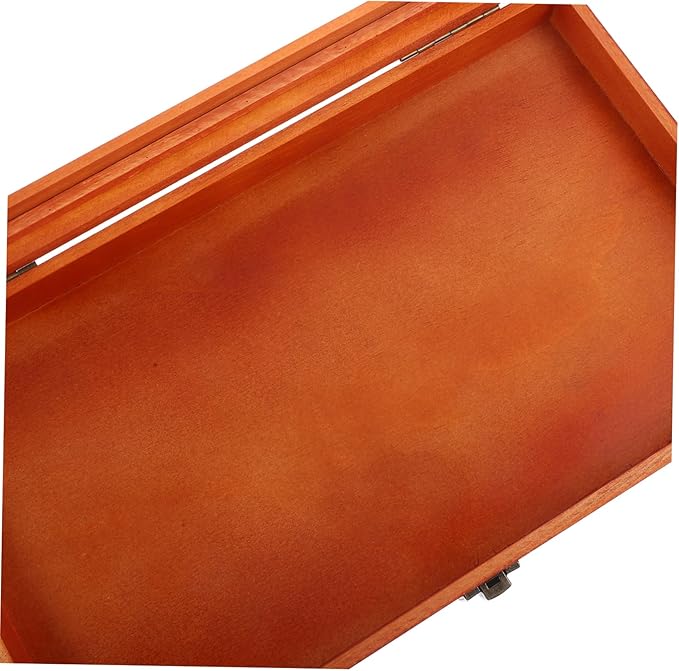 DOITOOL Vintage Style Rectangular Wooden Box Pin Display Case - Image 8