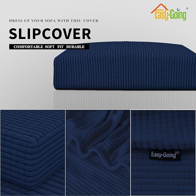 Easy-Going Stretch Loveseat Cushion Cover Sofa Cushion Furniture Protector Sofa - Image 3