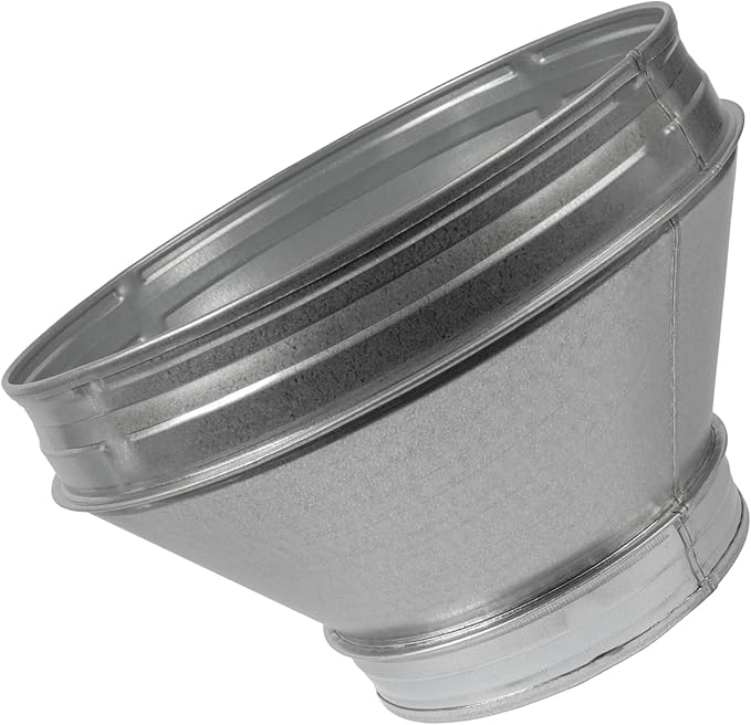 Vent Systems 10" Inch to 6" Inch Duct Reducer – Galvanized Steel HVAC Pipe - Image 8