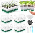 Reusable Seed Starter Tray, 4 Pack Silicone Seed Starter Kit by Mckanti