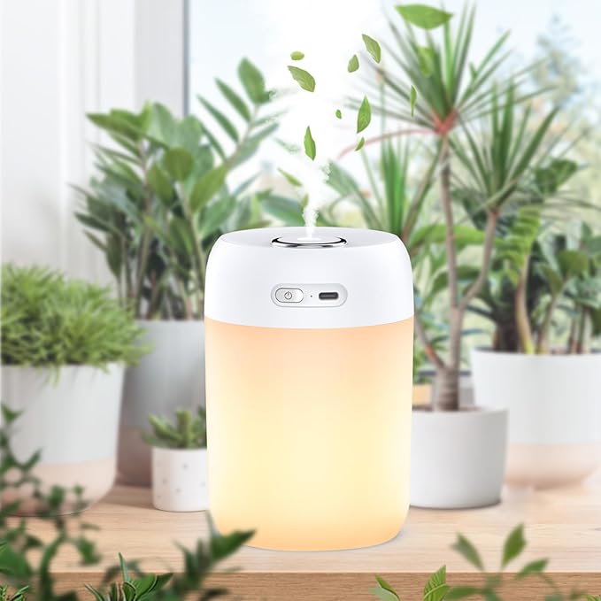SZO Night Lights Humidifiers For Bedroom, USB Rechargeable, LED Lights For - Image 4