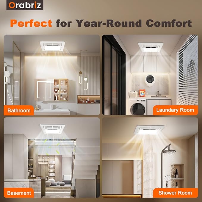 4-in-1 Bathroom Exhaust Fan - Image 7