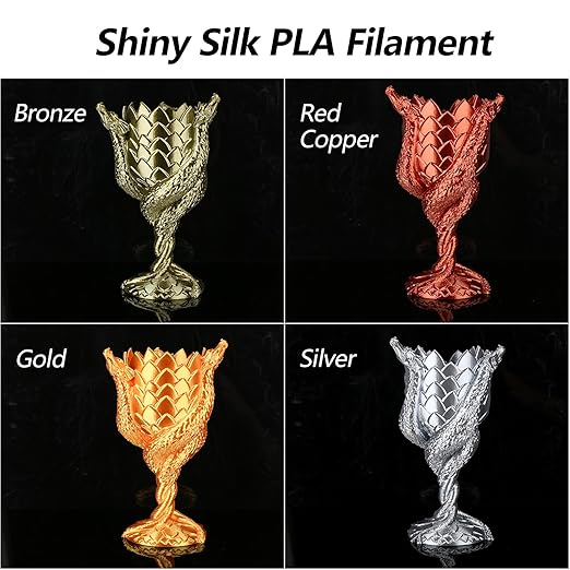 AMOLEN PLA 3D Printer Filament PLA Filament 1.75mm Silk Filament Bundle - Image 2