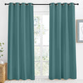 NICETOWN Blackout Drape for Nursery, Sea Teal, Single Panel, 55 by 86-inch by NICETOWN